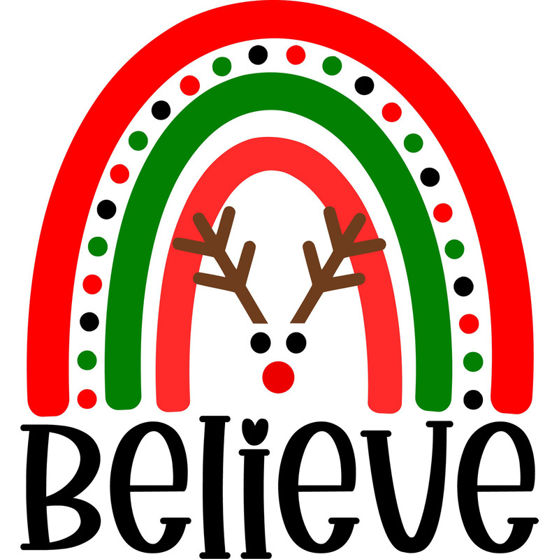 Christmas Rainbow SVG Bundle, Winter Rainbow SVG, Digital Download, Cut File, Sublimation, Clipart (18 svgdxfpngjpeg files) - 6.jpg