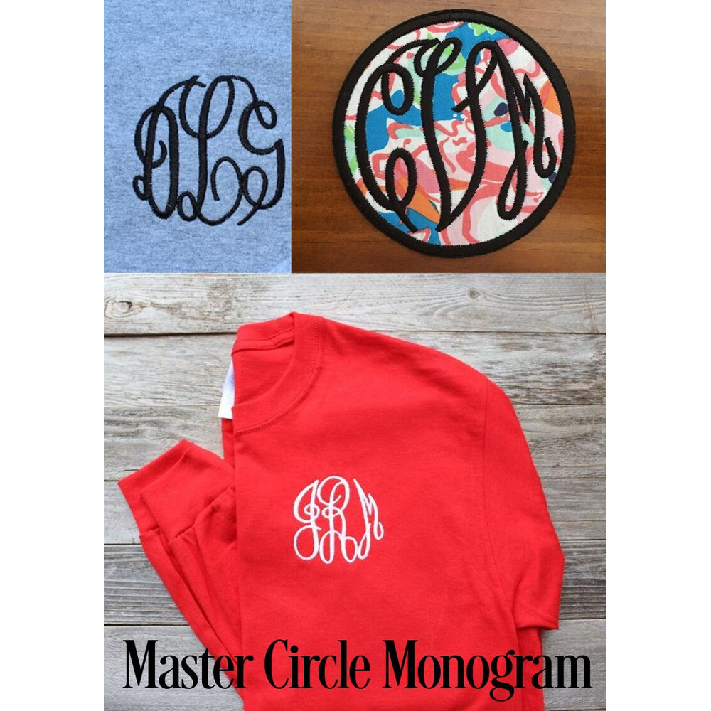Embroidery Monogram Designs Bundle, 6 Alphabets, Embroidery Monogram PES, Machine Embroidery, Digital Download (Does not come in BX format!) - 7.jpg