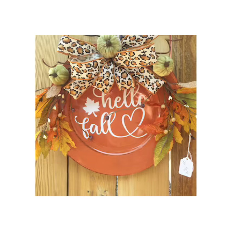 Hello Fall SVG, Fall Door Sign SVG, Halloween SVG, Digital Download, Cut File, Sublimation, Clip Art (individual svgdxfpng files) - 2.jpg