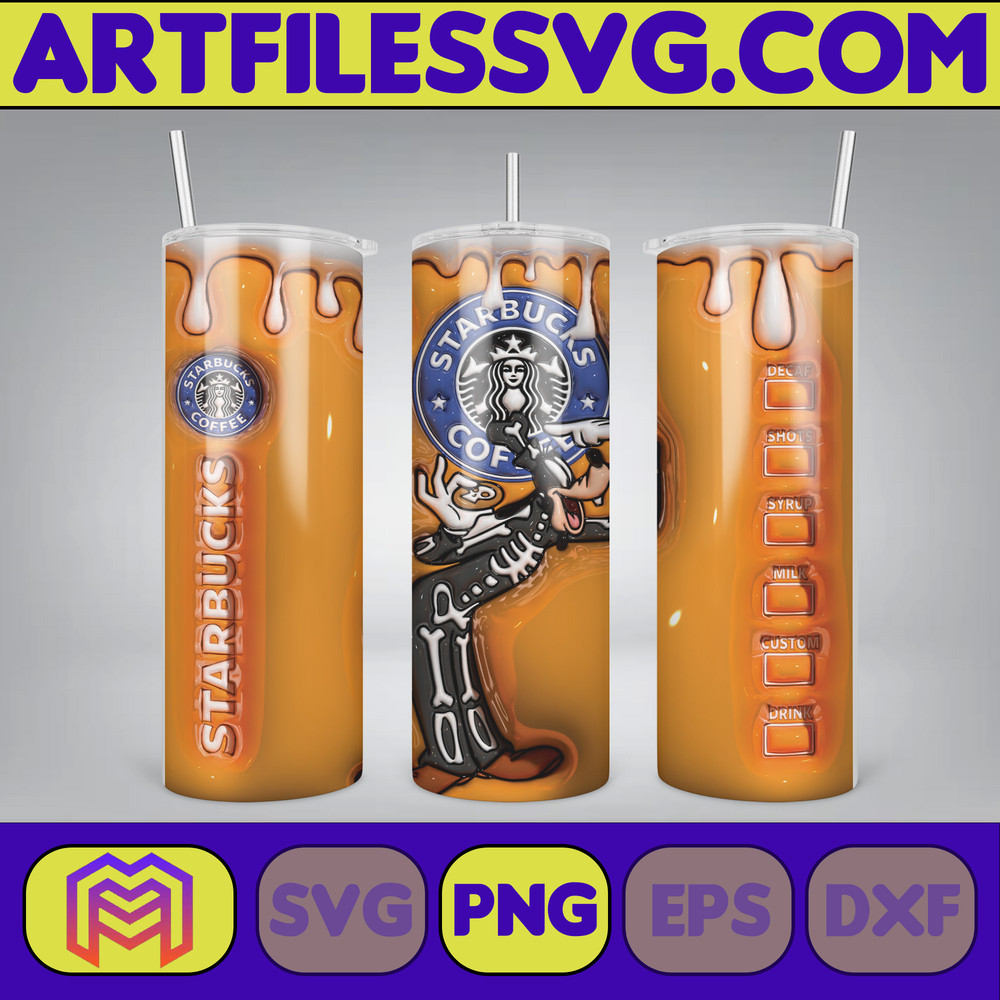 3D Inflated Sublimation Tumbler Design Download PNG, 20 Oz Digital Tumbler Wrap PNG , Instant Download (37).jpg
