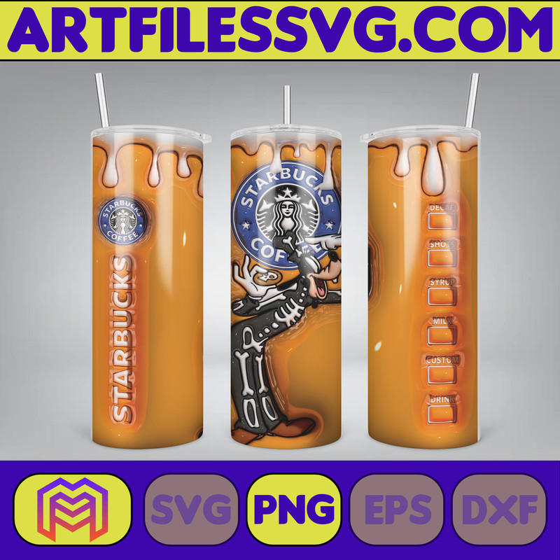 3D Inflated Sublimation Tumbler Design Download PNG, 20 Oz Digital Tumbler Wrap PNG , Instant Download (37).jpg