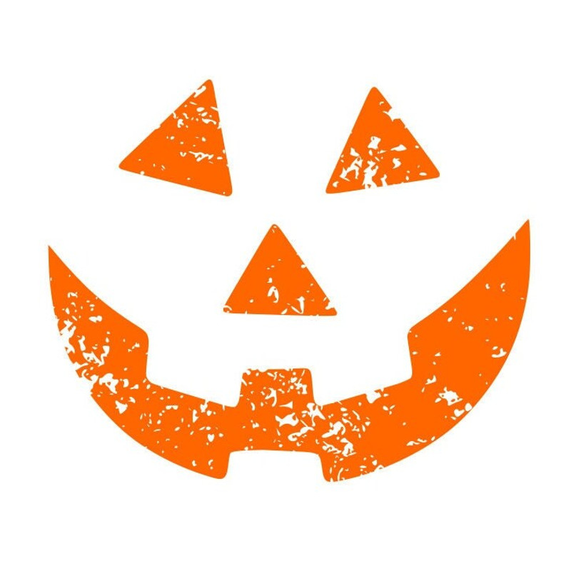 Jack-o-lantern SVG, Grunge Jackolantern SVG, Halloween SVG, Digital Download, Cut File, Sublimation, Clip Art (individual svgdxfpng files) - 4.jpg