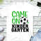 Kindergarten SVG, Game On Kindergarten SVG, Soccer Ball SVG, Digital Download, Cut File, Sublimation, Clip Art (svgpngdxfjpeg formats) - 2.jpg
