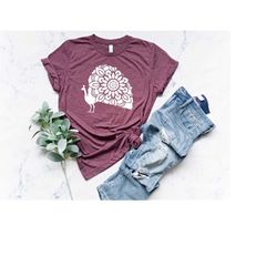mandala peacock shirt, peacock shirt, peacock silhouette shirt, nature lover, floral peacock, bird shirt