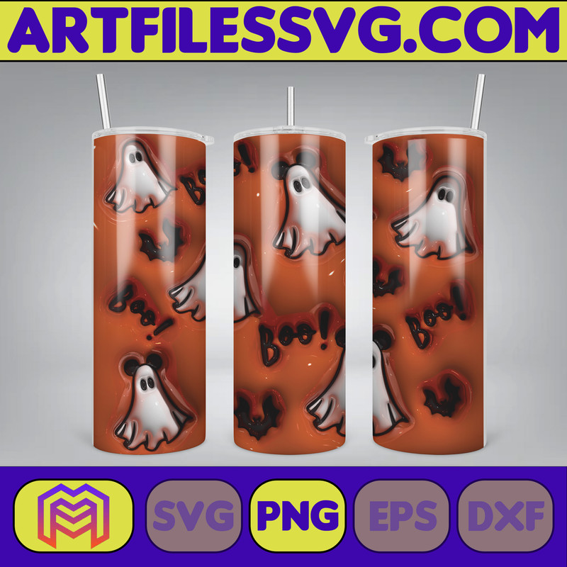 3D Inflated Sublimation Tumbler Design Download PNG, 20 Oz Digital Tumbler Wrap PNG , Instant Download (45).jpg