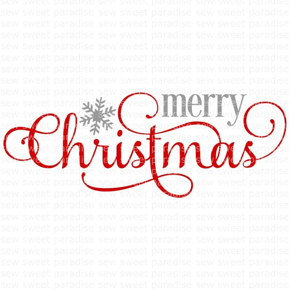 Merry Christmas SVG, Happy Holidays SVG, Winter SVG, Digital Download, Cut File, Sublimation, Clipart (individual svgdxfpngjpeg files) - 1.jpg