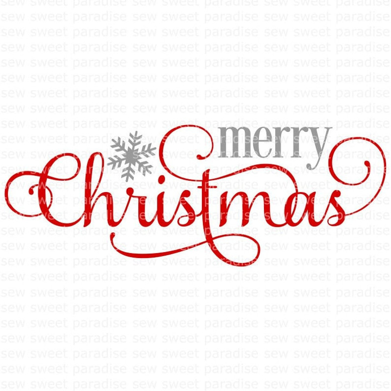 Merry Christmas SVG, Happy Holidays SVG, Winter SVG, Digital Download, Cut File, Sublimation, Clipart (individual svgdxfpngjpeg files) - 1.jpg