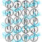 Monogram SVG + TTF Alphabet, Keychain Circle Letters, School Monogram, Digital Download, Cut Files, 26 svgpngdxf files + installable TTF - 2.jpg