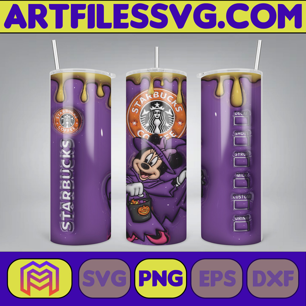 3D Inflated Sublimation Tumbler Design Download PNG, 20 Oz Digital Tumbler Wrap PNG , Instant Download (68).jpg
