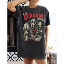 scream movie shirt movie t shirt, scream vintage halloween, scream t-shirt, scream 6 movie shirt, 2023 movie scream ghos