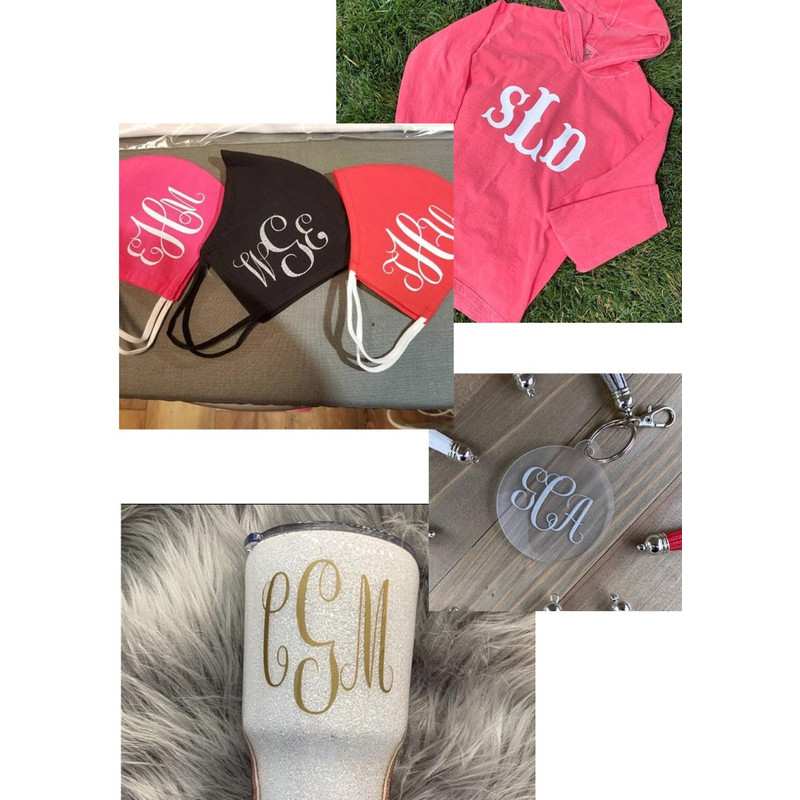 Monogram SVG Bundle + TTF, 6 Monogram Font Alphabets, Digital Download, Cut File, Engraving, Clip Art, individual svgpngdxf files + ttf - 9.jpg