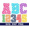 Monogram SVGDXFPNG, Polka Dot Letters, Polka Dot Alphabet, Digital Download, Cut File, Clip Art, 36 individual svgdxfpng files - 1.jpg