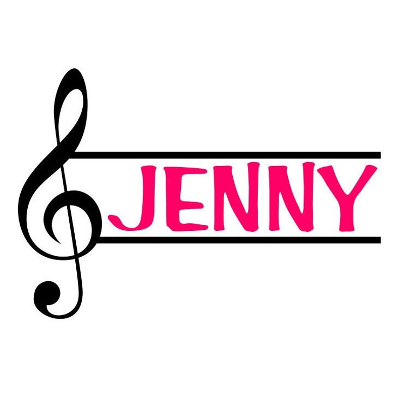 Music Name Frame SVG, Music Note SVG, Digital Download, Cut File, Sublimation, Clip Art (includes svgpngdxf file formats) - 1.jpg