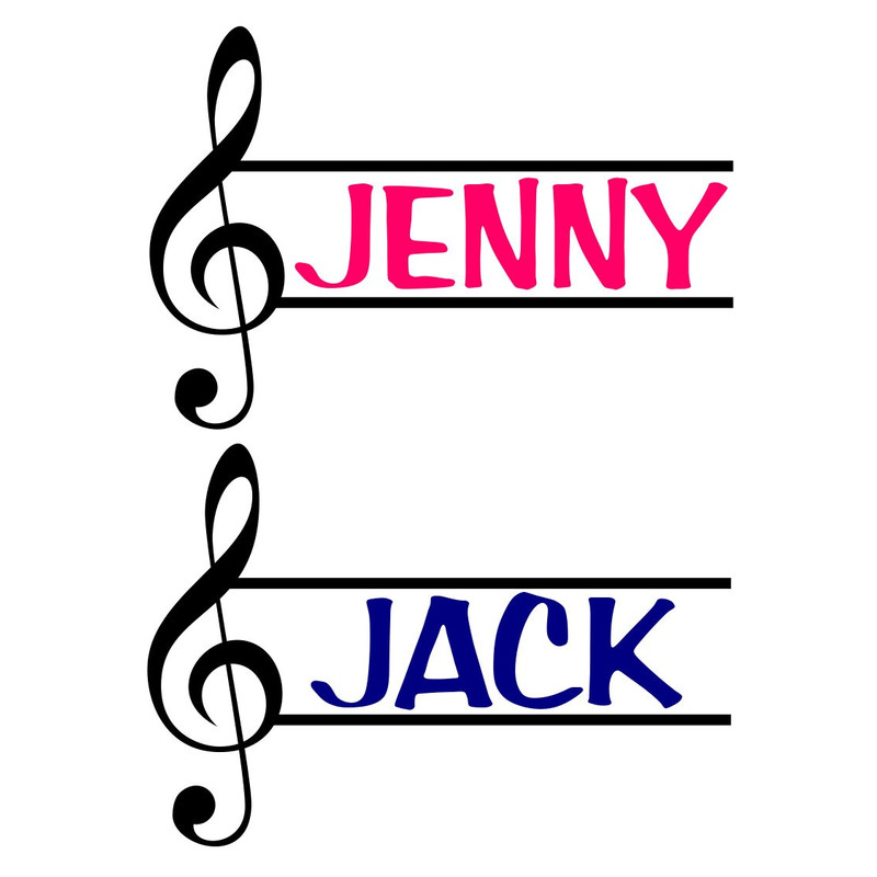 Music Name Frame SVG, Music Note SVG, Digital Download, Cut File, Sublimation, Clip Art (includes svgpngdxf file formats) - 3.jpg