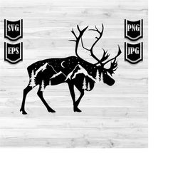 moose outdoor svg | wild life clipart | wilderness cutfile | western stencil | camping shirt png | camper dxf | adventur