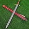 Heathen Army Damascus Steel Sword - Pattern Welded Steel Hand Forged Historical.png
