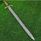 Heathen Army Damascus Steel Sword - Pattern Welded Steel Hand Forged Historicals.png