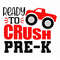 Pre-K SVG, Ready to Crush Pre-K SVG, Pre K Monster Truck Shirt SVG, Digital Download, Cut File, Sublimation (svgpngdxfjpeg files) - 1.jpg