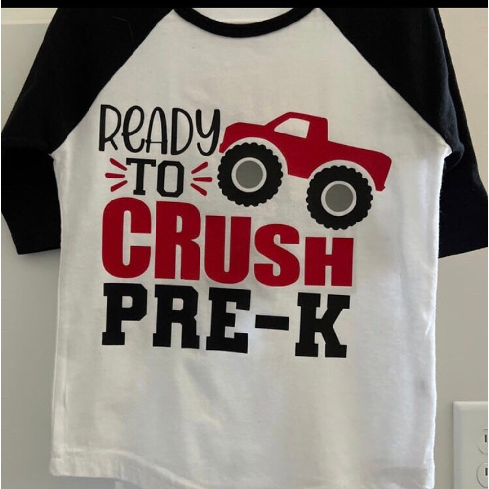 Pre-K SVG, Ready to Crush Pre-K SVG, Pre K Monster Truck Shirt SVG, Digital Download, Cut File, Sublimation (svgpngdxfjpeg files) - 5.jpg