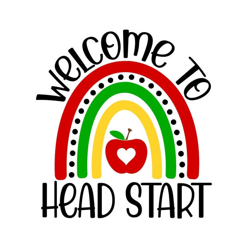 Preschool SVG, Welcome to Head Start Rainbow SVG, Pre-K Sign, Digital Download, Cut File, Sublimation, Clip Art (svgpngdxfjpeg formats) - 1.jpg