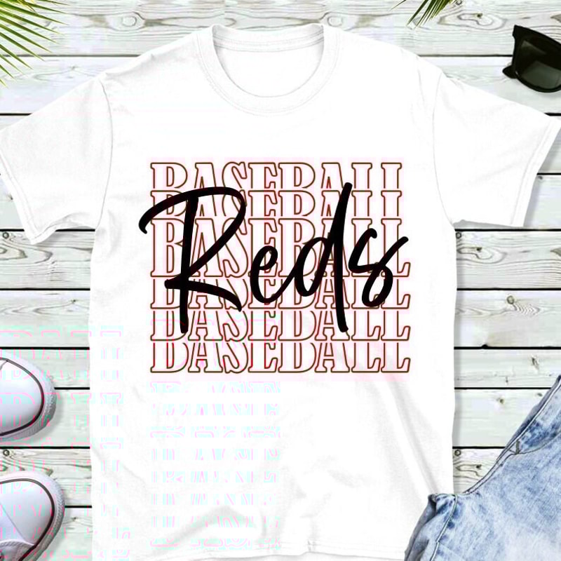 Reds SVG Bundle, Baseball SVG, Reds Shirt SVG, Digital Download, Cut File, Clipart, Sublimation (15 individual svgpngdxfjpeg files) - 10.jpg