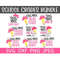 School SVG Bundle, Little Miss Pre-K, Kindergarten, Girl, Digital Download, Cut Files, Sublimation (9 individual svgpngdxfjpeg files) - 1.jpg