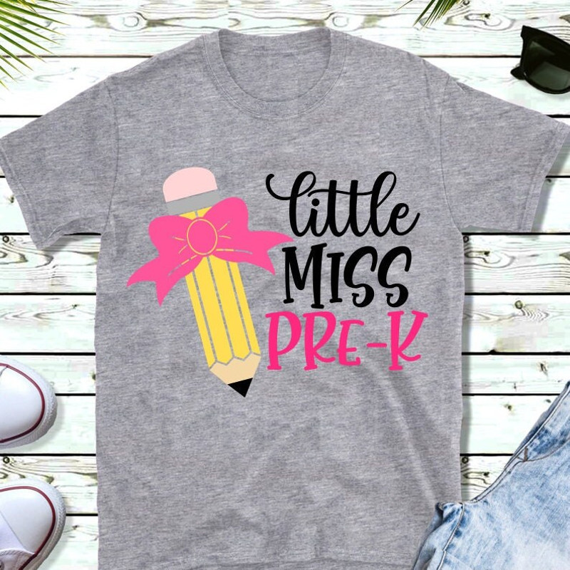 School SVG Bundle, Little Miss Pre-K, Kindergarten, Girl, Digital Download, Cut Files, Sublimation (9 individual svgpngdxfjpeg files) - 3.jpg