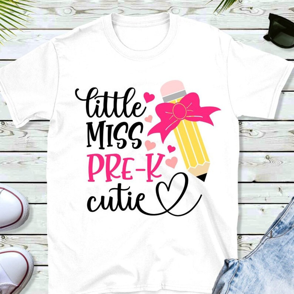 School SVG Bundle, Little Miss Pre-K, Kindergarten, Girl, Digital Download, Cut Files, Sublimation (9 individual svgpngdxfjpeg files) - 7.jpg