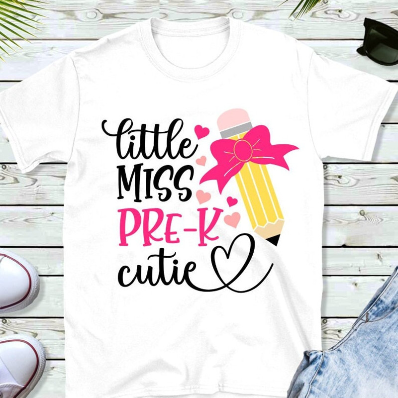 School SVG Bundle, Little Miss Pre-K, Kindergarten, Girl, Digital Download, Cut Files, Sublimation (9 individual svgpngdxfjpeg files) - 7.jpg
