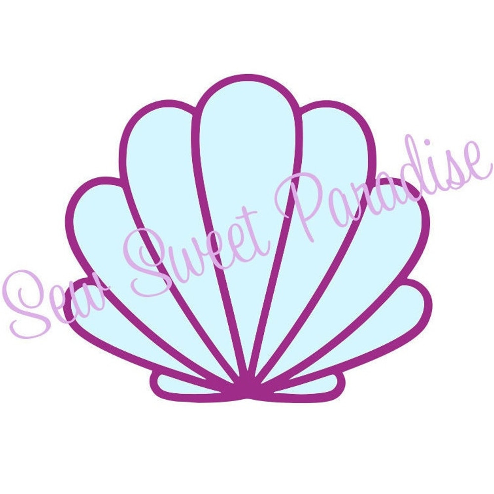 Seashell SVG, Sea Shell SVG, Beach SVG, Summer, Digital Download, Cut File, Sublimation, Clip Art (includes svgdxfpng file formats) - 1.jpg