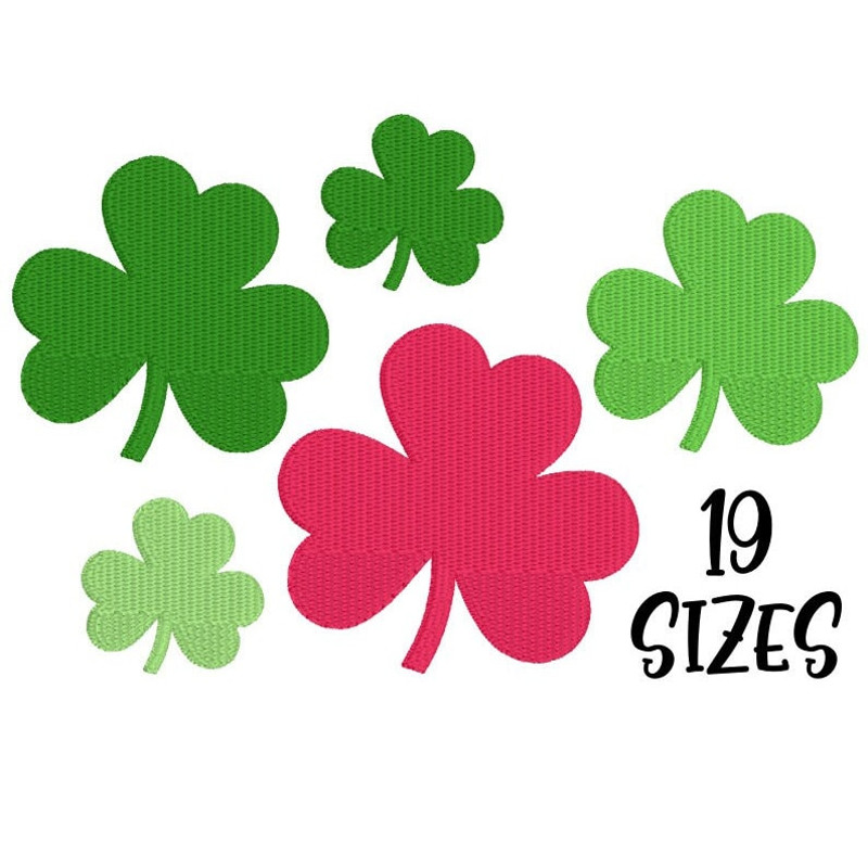 Shamrock Embroidery Designs, MACHINE EMBROIDERY, Lucky Embroidery, St Patrick's Embroidery, 6 Designs, Digital Download, 4x4, 5x7, 6x10 Hoop - 7.jpg