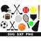 Sports SVG Bundle, Sports Balls SVG, Sports SVG, Digital Download, Cut Files, Sublimation, Sports Clipart (includes 15 svgpngdxf files) - 1.jpg