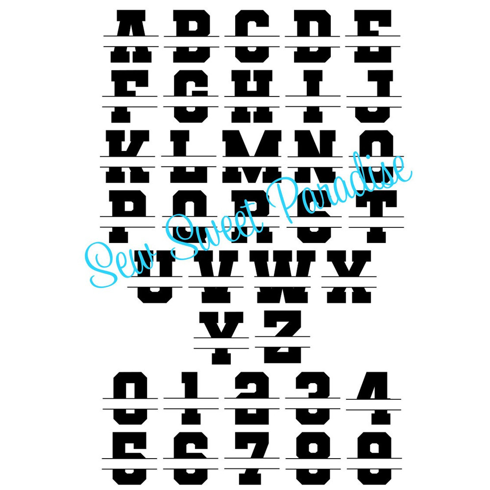 Split Monogram SVGPNG, 8 Split Monogram Frame Alphabets, Digital Download, Cut Files, Engraving, Sublimation (individual svg & png files) - 7.jpg