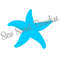 Starfish SVG, Digital Download, Cut File, Sublimation, Clip Art (includes svgdxfpng file formats) - 2.jpg