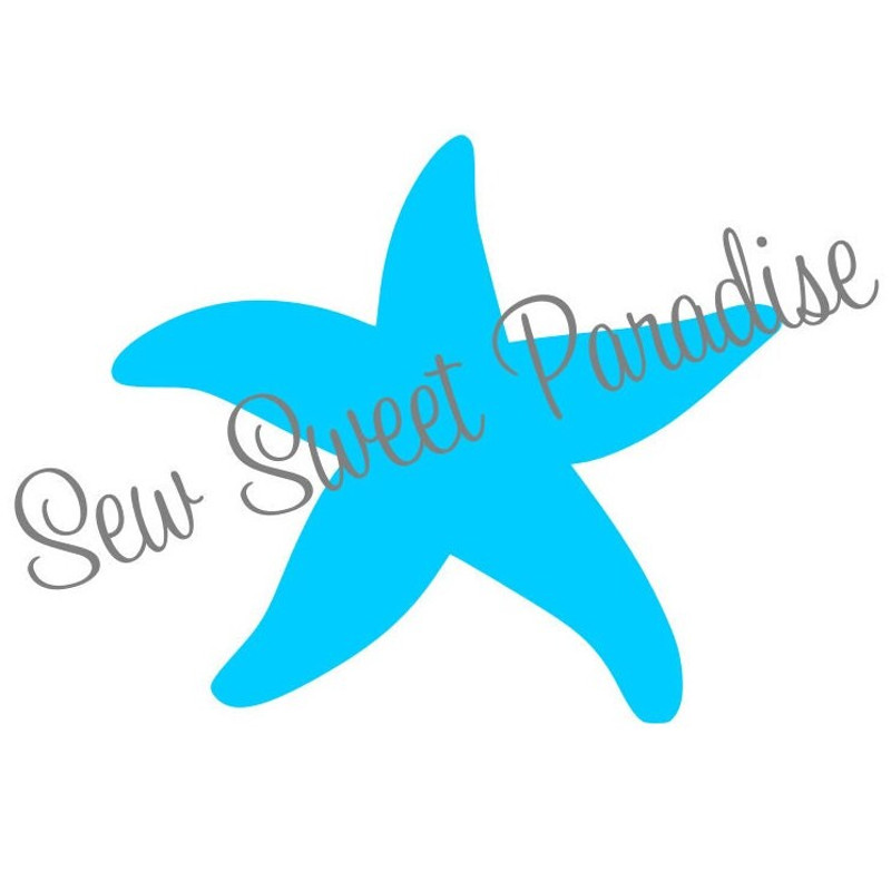 Starfish SVG, Digital Download, Cut File, Sublimation, Clip Art (includes svgdxfpng file formats) - 2.jpg