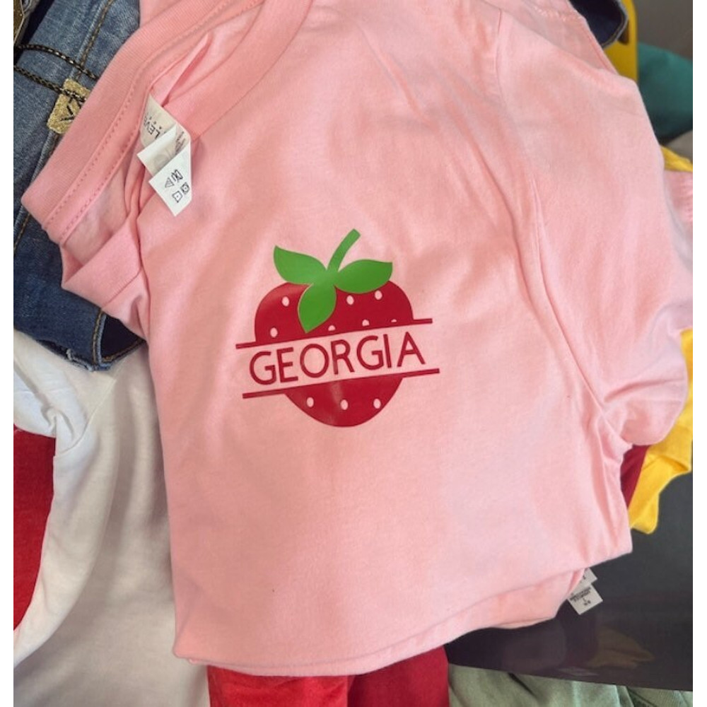 Strawberry SVG, Name Frame SVG, Fruit SVG, Digital Download, Cut File, Sublimation, Clip Art (includes svgdxfpng file formats) - 4.jpg