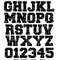 Varsity Block Font Grunge Font SVG, Letters + Numbers, School, Sports, Digital Download, 36 Individual svgdxfpng Files + installable TTF - 2.jpg