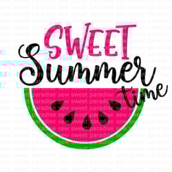 watermelon svg, summer door sign svg, sweet summertime svg, digital download, cut file, sublimation, clip art (includes