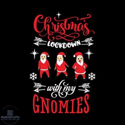 christmas lookdown with my gnomies svg, christmas svg, lookdown svg, gnomies svg
