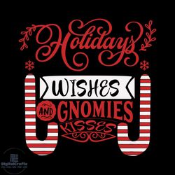 holidays wishes gnomies svg, christmas svg, xmas svg, wishes svg, christmas gift svg