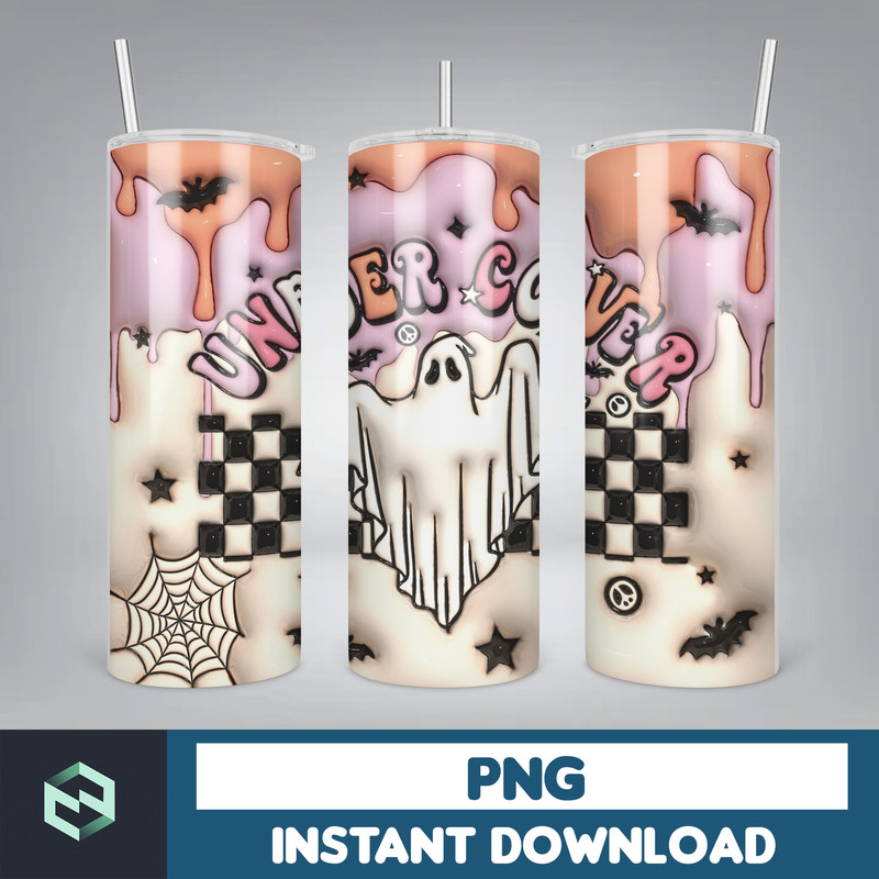 3D Inflated Sublimation Tumbler Design Download PNG, 20 Oz Digital Tumbler Wrap PNG , Instant Download (119).jpg