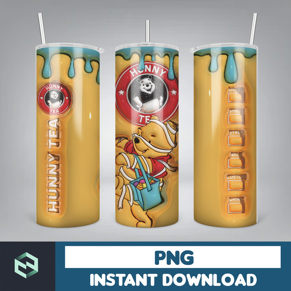 3D Inflated Sublimation Tumbler Design Download PNG, 20 Oz Digital Tumbler Wrap PNG , Instant Download (79).jpg