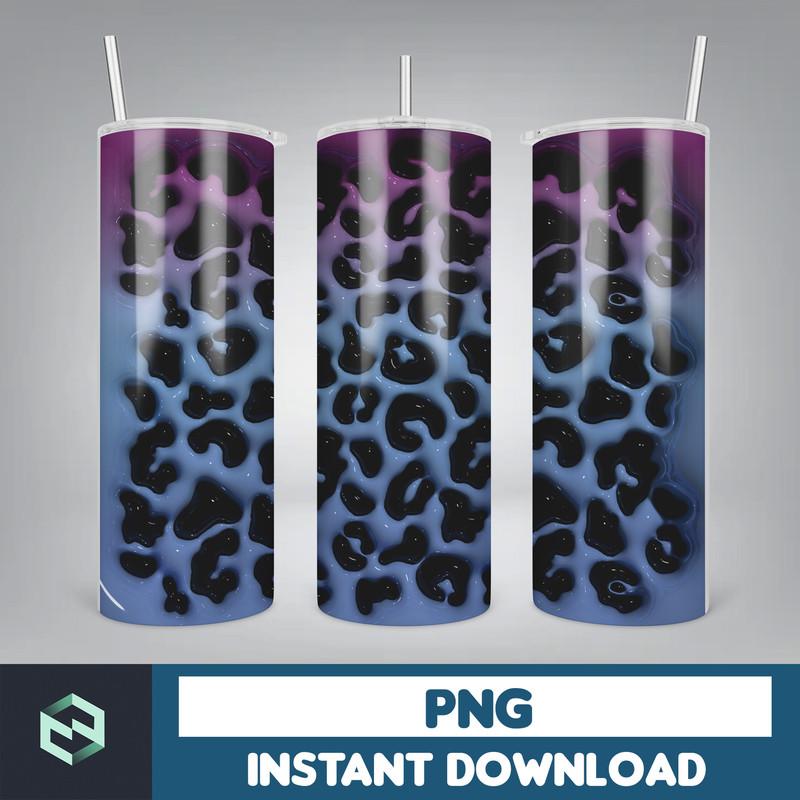 3D Inflated Sublimation Tumbler Design Download PNG, 20 Oz Digital Tumbler Wrap PNG , Instant Download (26).jpg