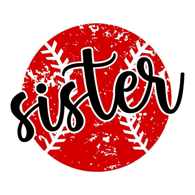 Baseball Sister SVG, Baseball Grunge Shirt SVG, Digital Download, Cut File, Sublimation, Clip Art (includes svgpngdxfjpeg files) - 1.jpg