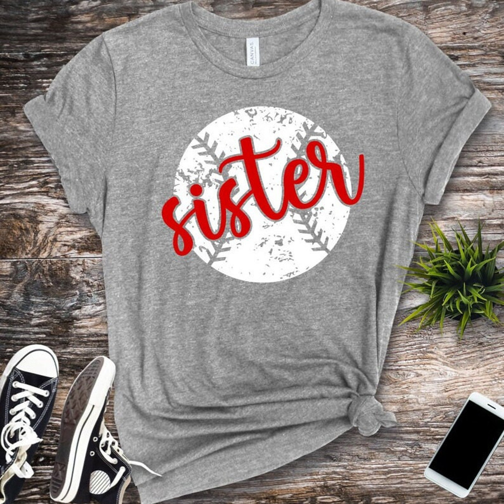 Baseball Sister SVG, Baseball Grunge Shirt SVG, Digital Download, Cut File, Sublimation, Clip Art (includes svgpngdxfjpeg files) - 7.jpg