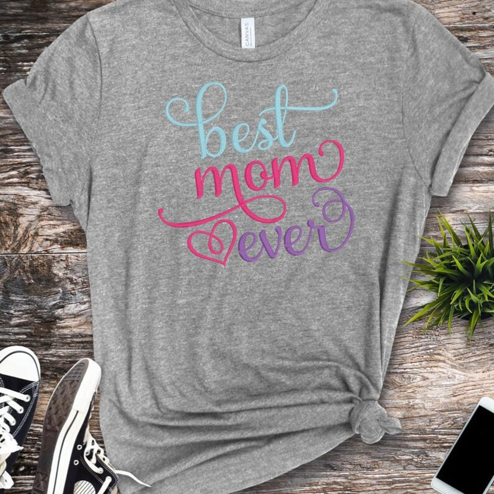 Best Mom Ever Embroidery Design, MACHINE EMBROIDERY, Happy Mother's Day Embroidery, Digital Download, 4x4, 5x7, 6x10 Hoop - 4.jpg