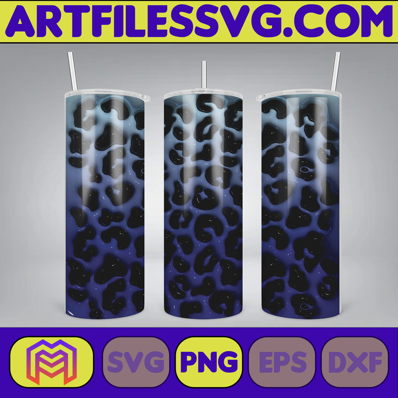 3D Inflated Sublimation Tumbler Design Download PNG, 20 Oz Digital Tumbler Wrap PNG , Instant Download (21).jpg