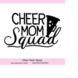 cheer mom squad svg, cheer mom svg, cheer svg, mom squad svg, cheerleader svg, cheerleader mom svg, mom svg, mom life sv