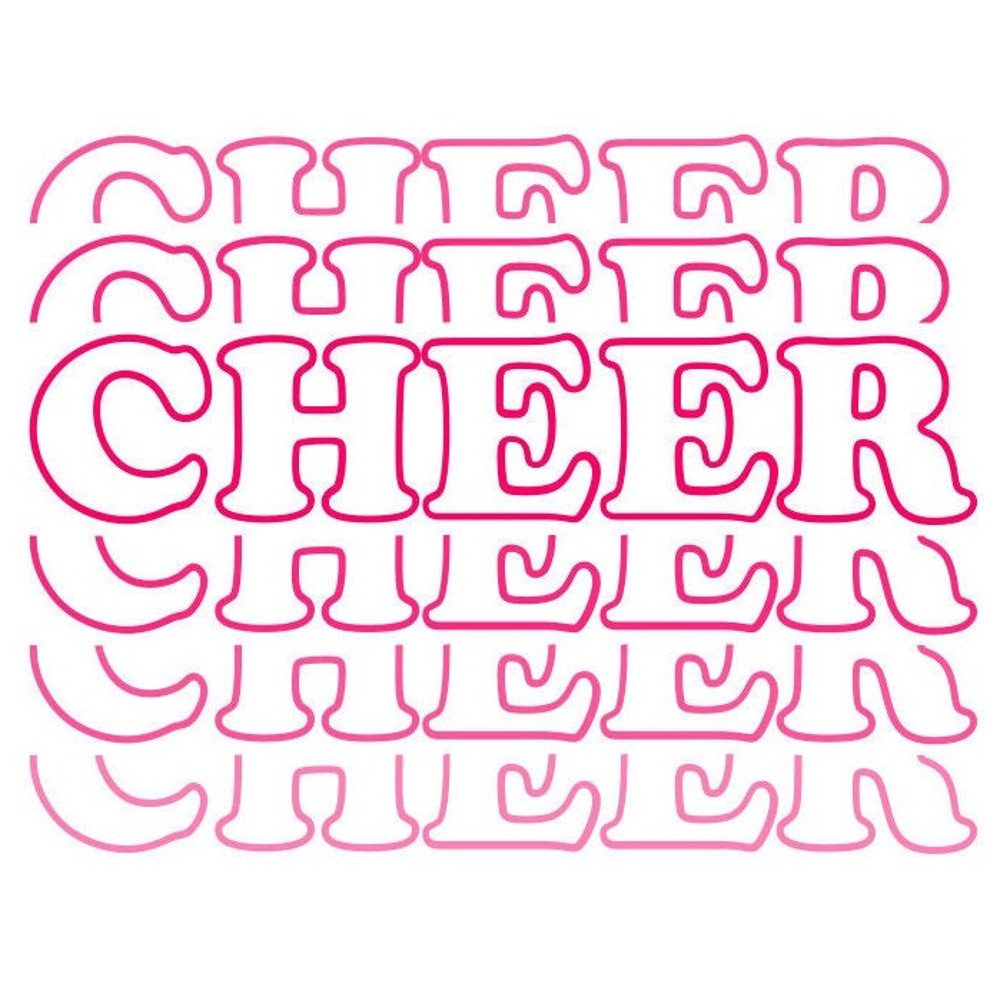 Cheer SVG, Cheer Stacked SVG, Cheer Outline SVG, Digital Download, Cut File, Sublimation, Clip Art (includes svgpngdxf file formats) - 1.jpg