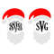 Christmas Monogram SVG Bundle, Monogram Frames SVG, Digital Download, Cut Files, Sublimation, Clipart (28 individual svgdxfpngjpeg files) - 10.jpg